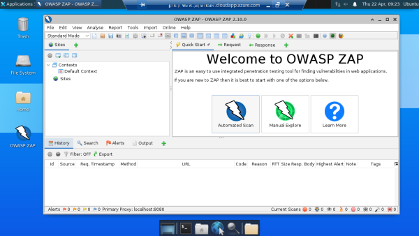 OWASP™ ZAP on Microsoft Azure